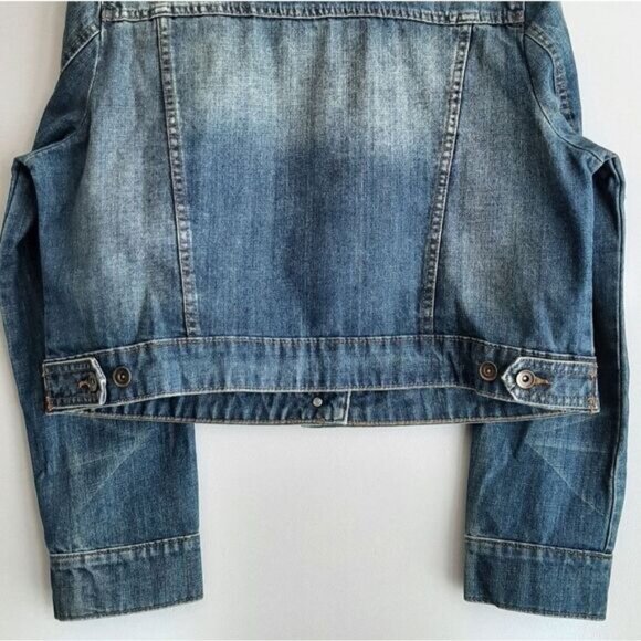 STYLUS 100% Cotton Classic Jean Jacket Medium Blue Sz XL P - Picture 7 of 9